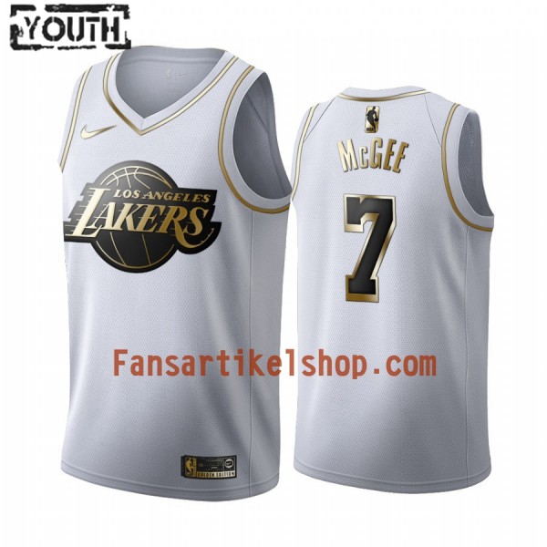 NBA Los Angeles Lakers Trikot JaVale McGee 7 Nike 2019-2020 Weiß Golden Edition Swingman - Kinder